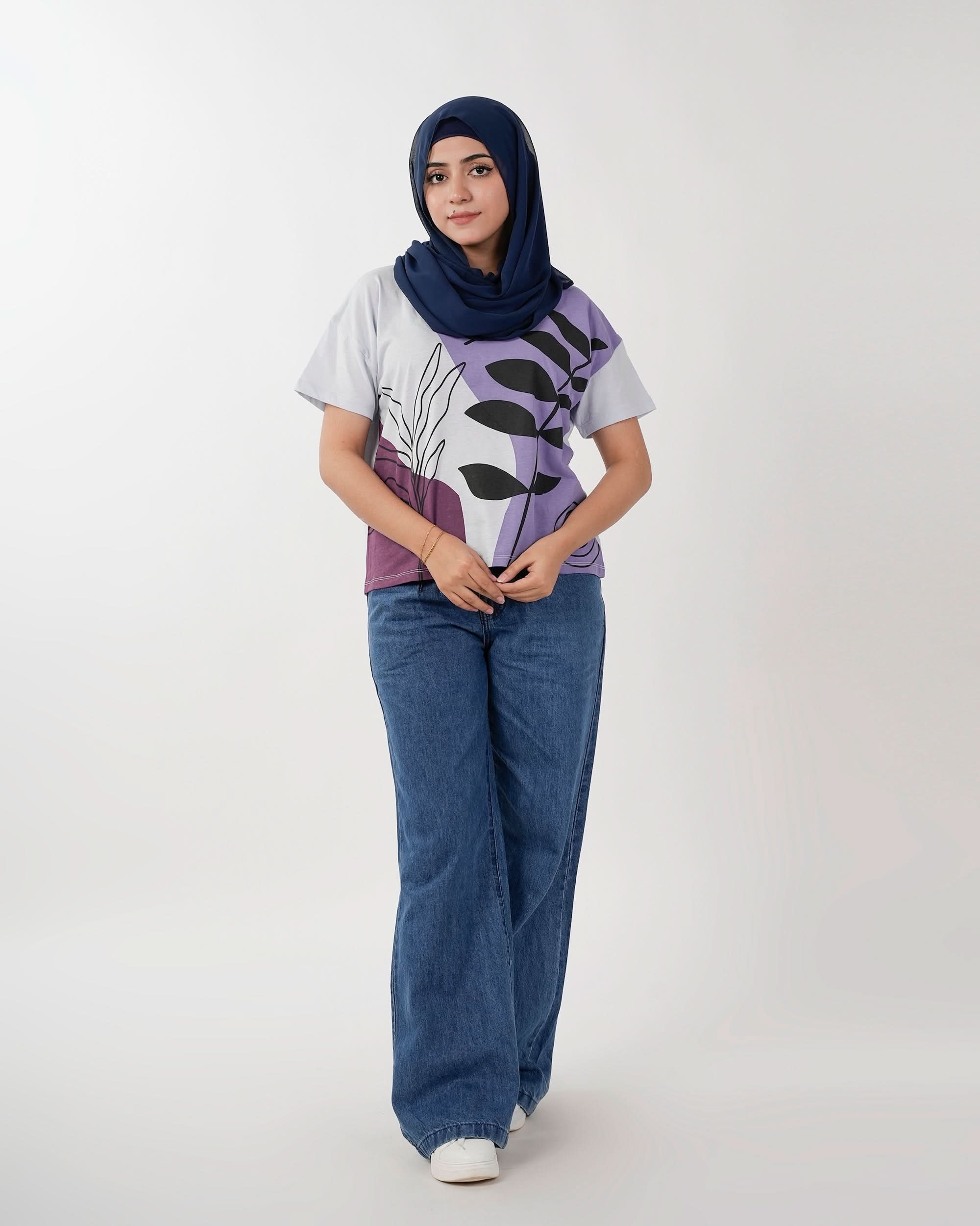 Eminent Women's Half Sleeves T-Shirt - Blue