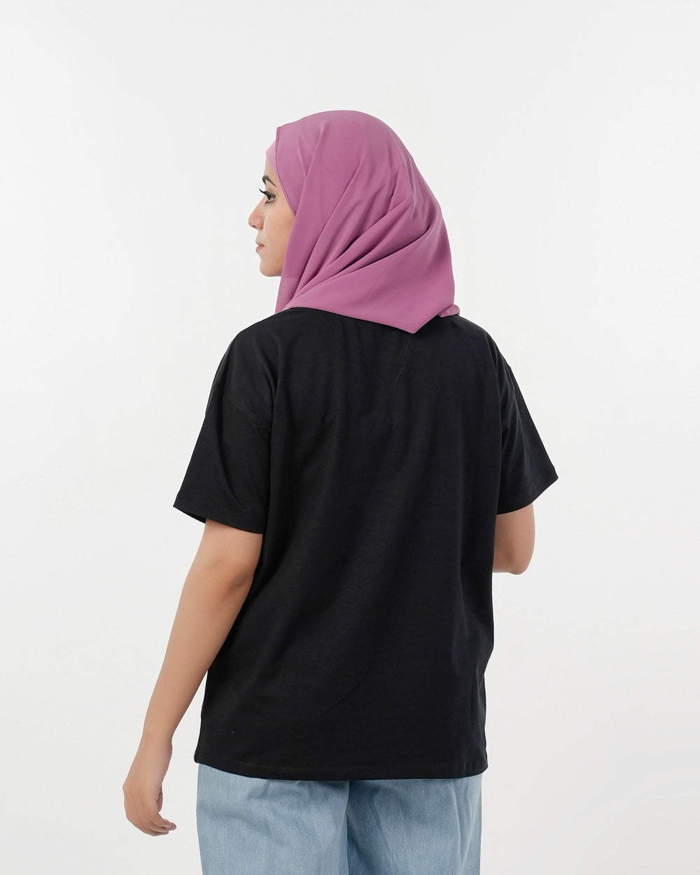 Eminent Women's Half Sleeves T-Shirt - Black
