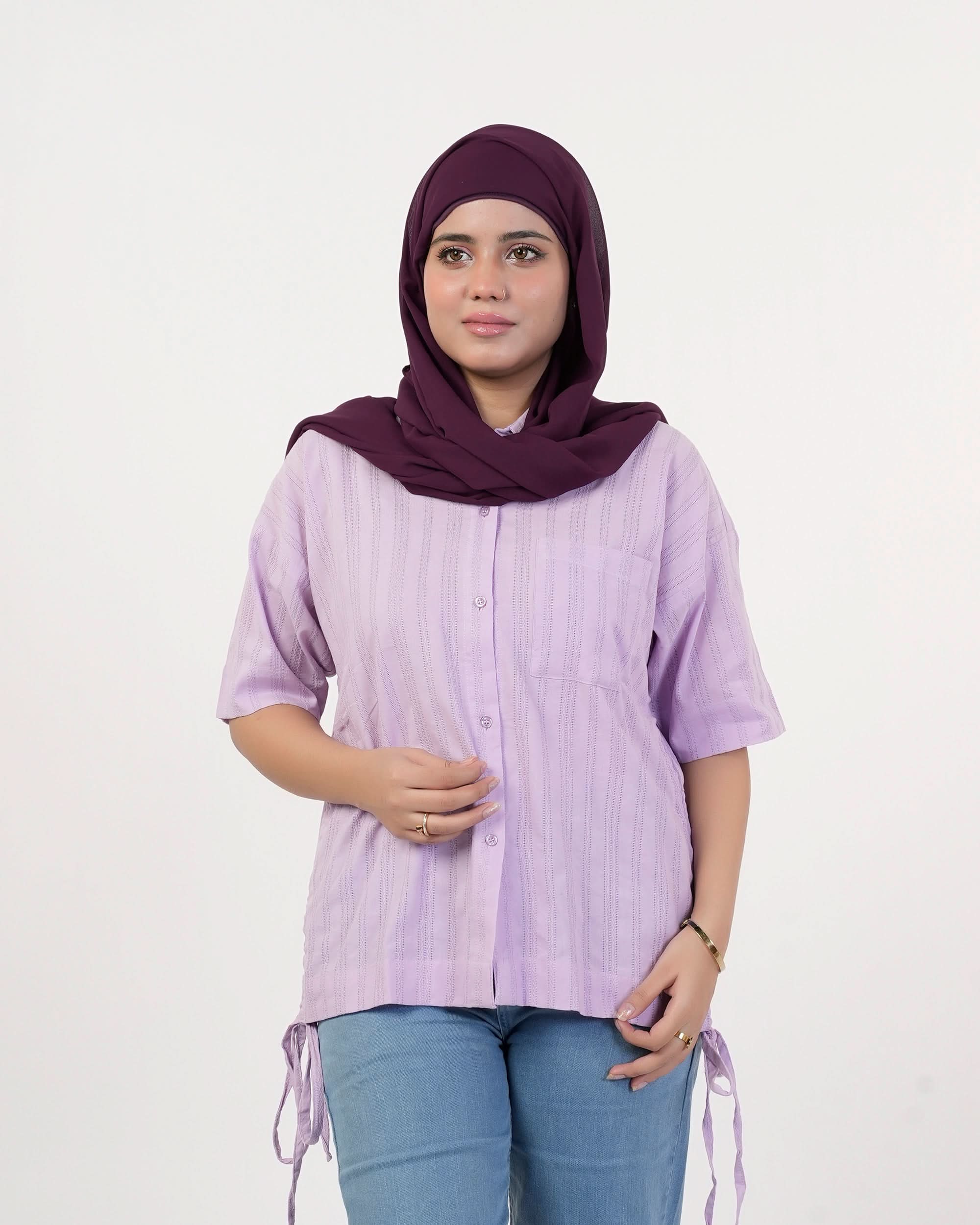 Eminent Women's Causal Shirt - Light Purple