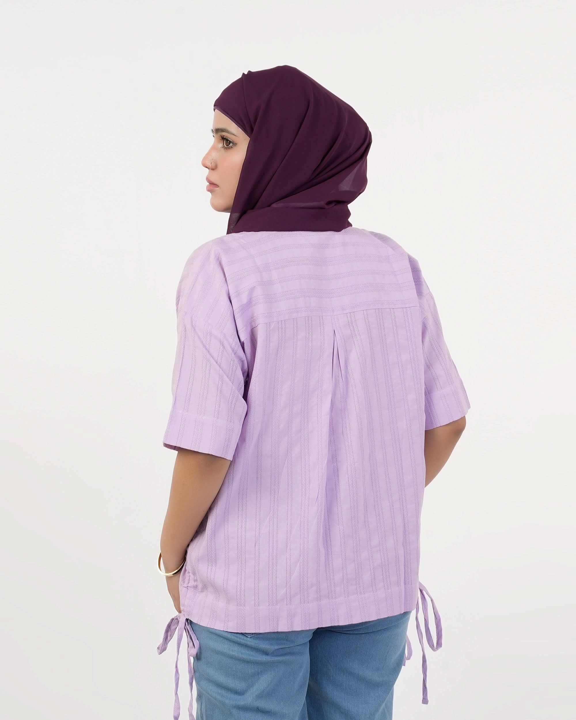 Eminent Women's Causal Shirt - Light Purple