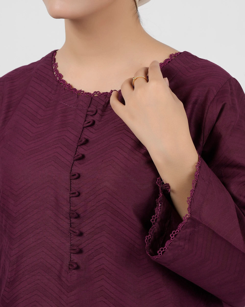 Valuables Women Jacquard Kurti