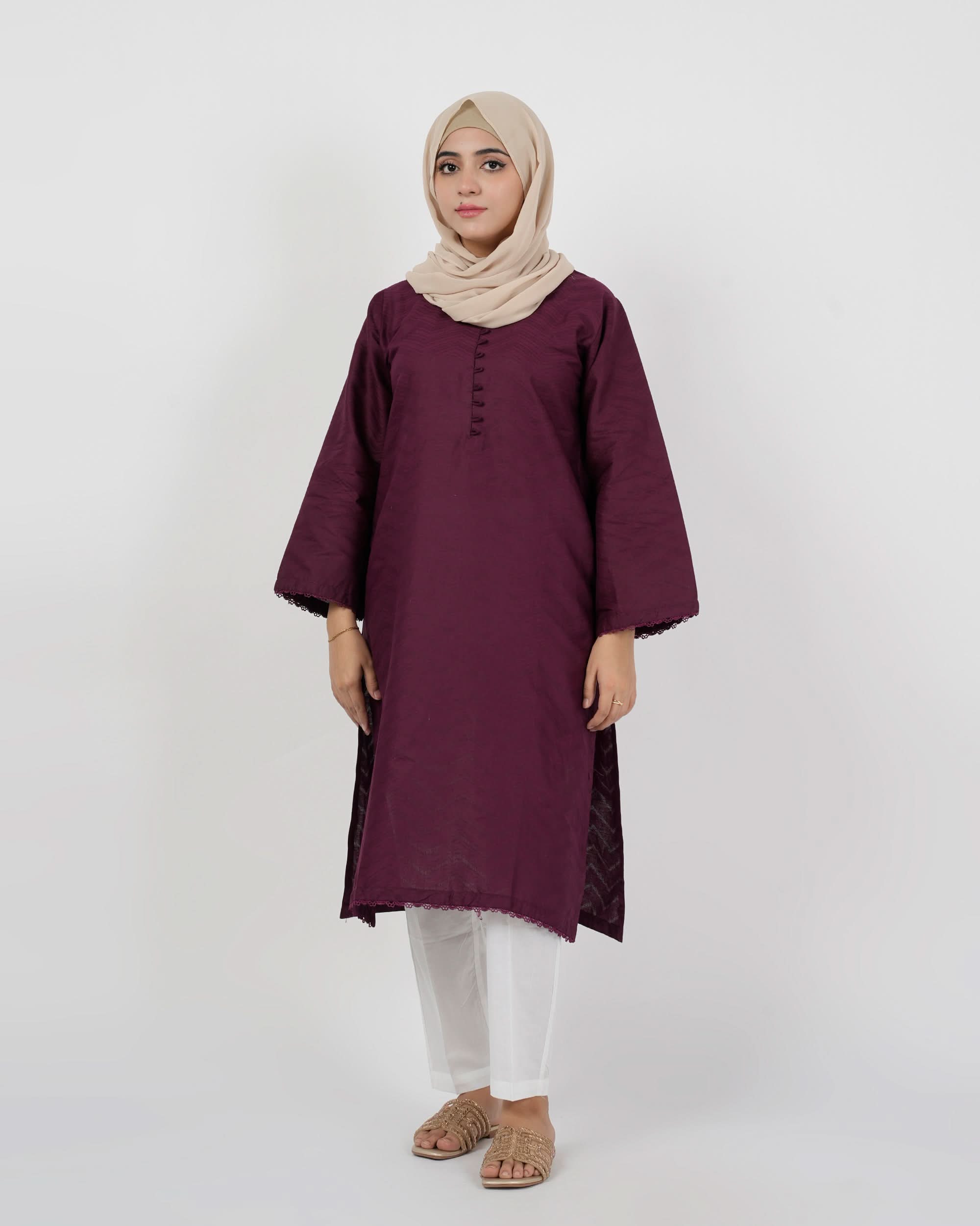 Valuables Women Jacquard Kurti