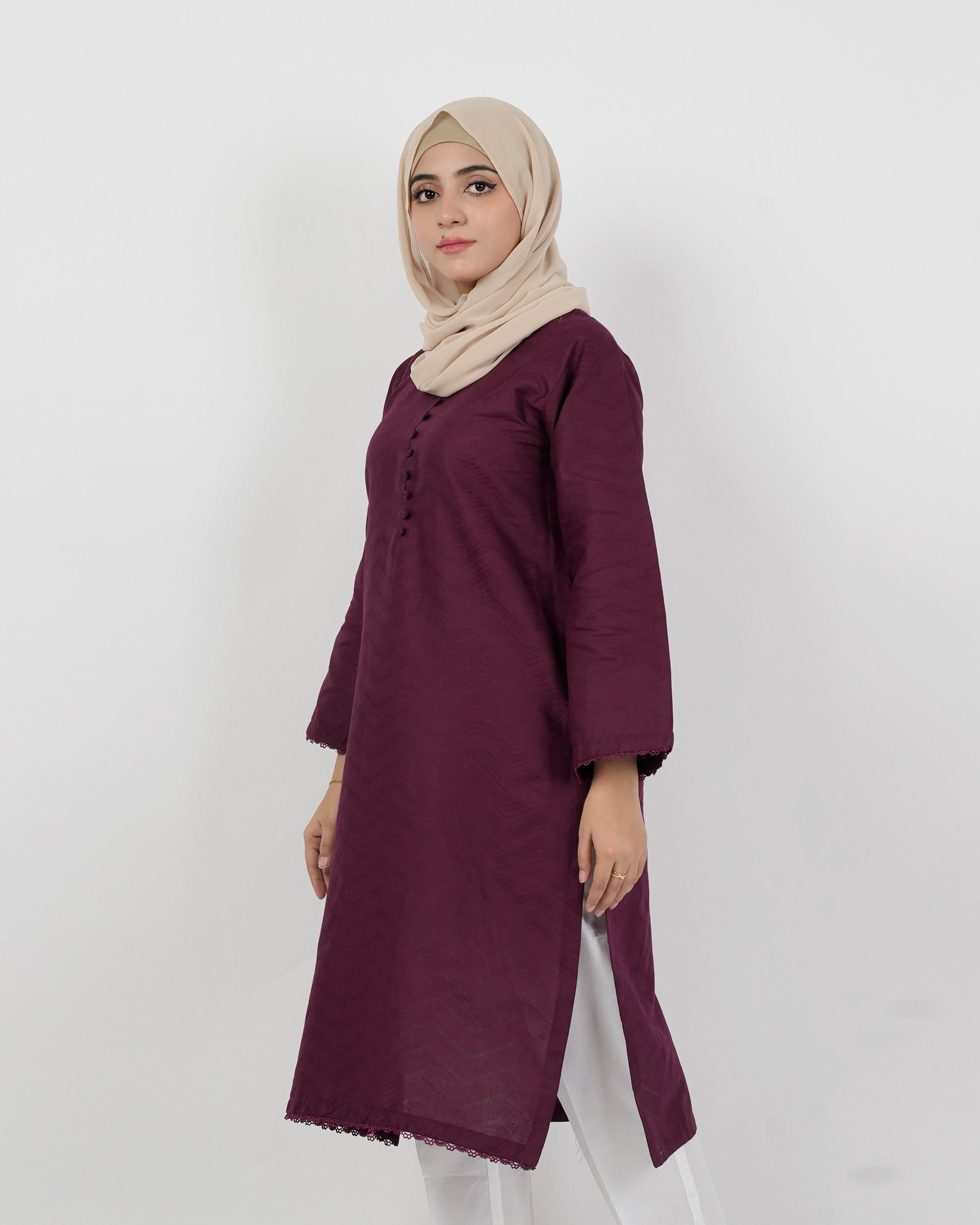 Valuables Women Jacquard Kurti