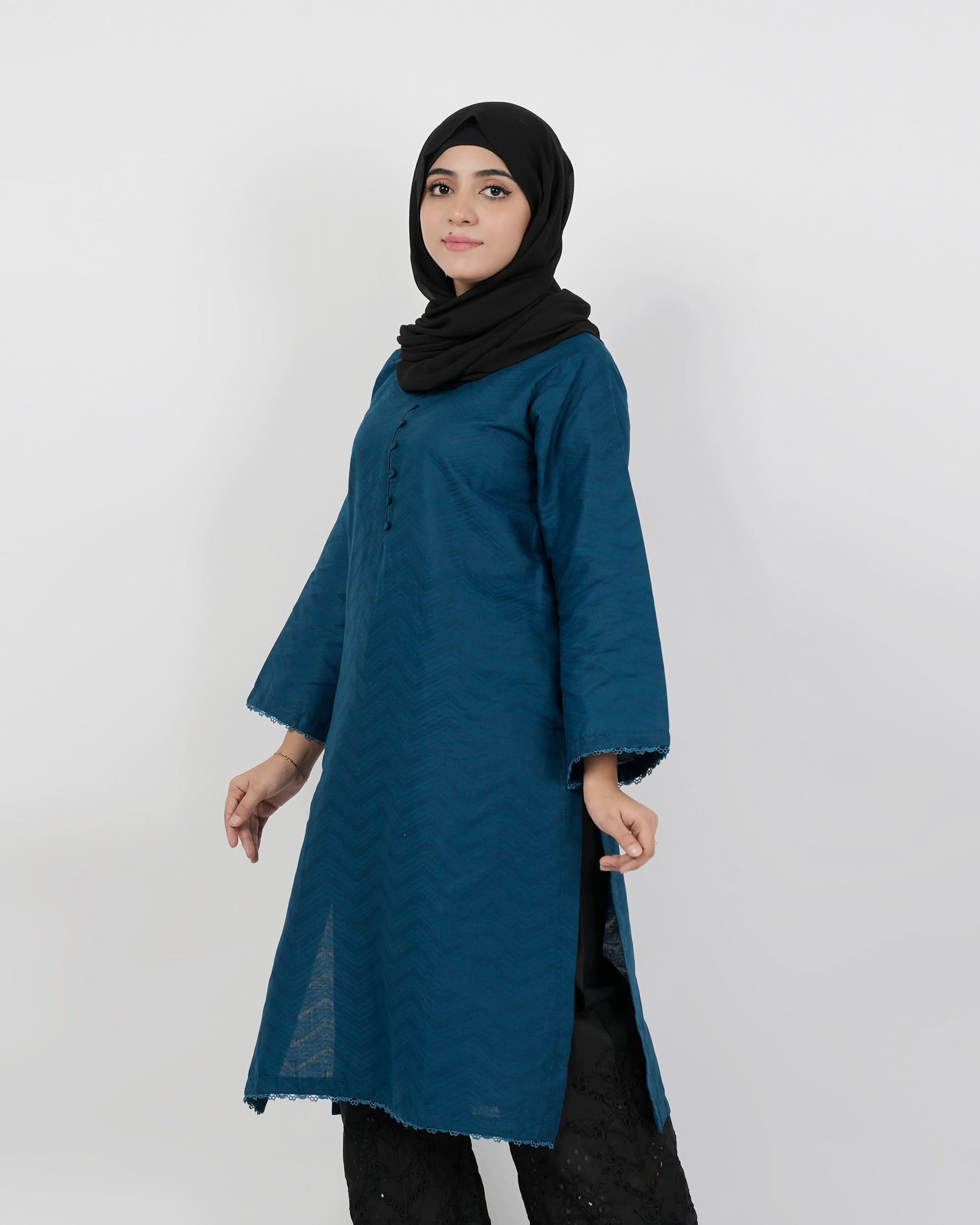 Valuables Women Jacquard Kurti
