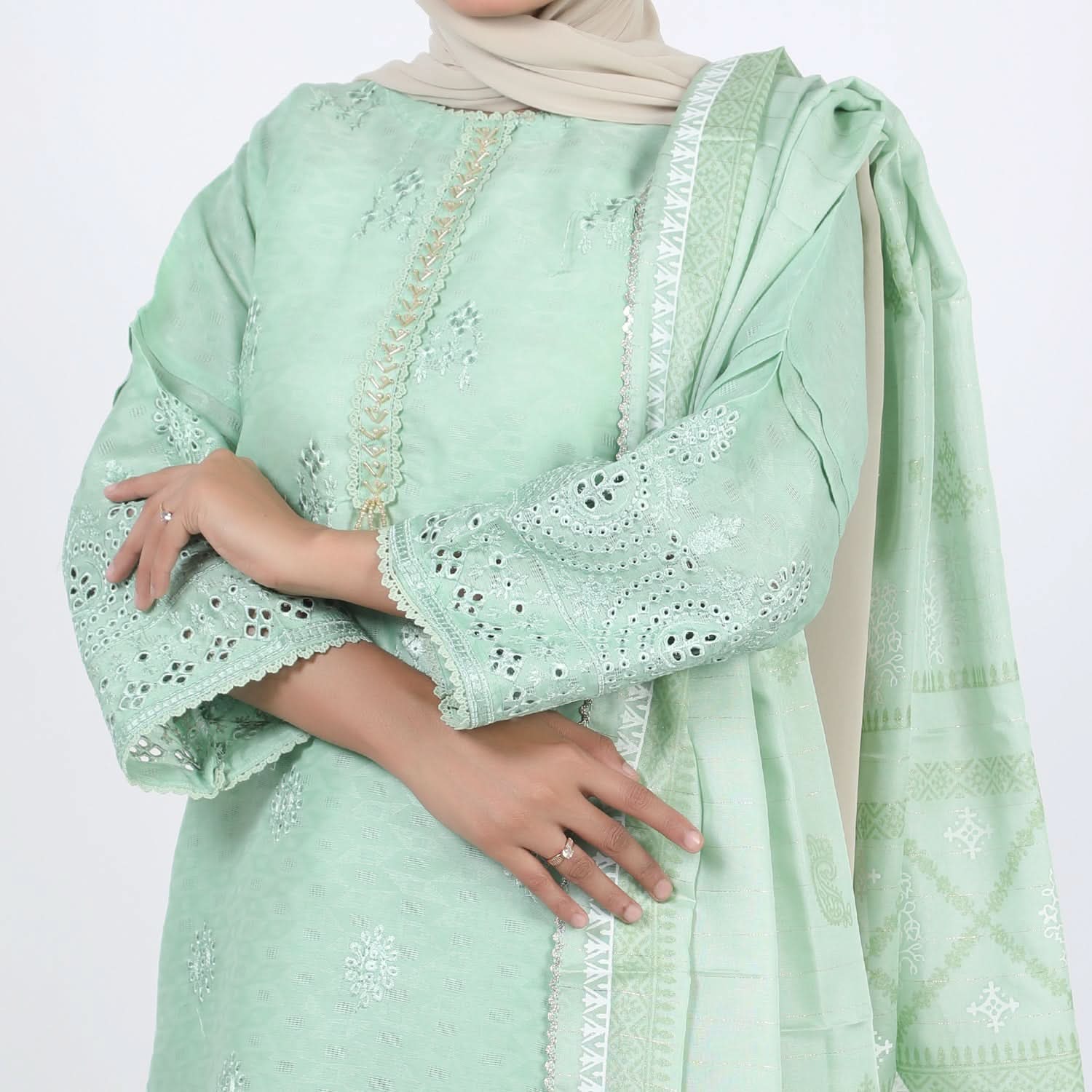 Women's Jacquard 3Pcs Suit
