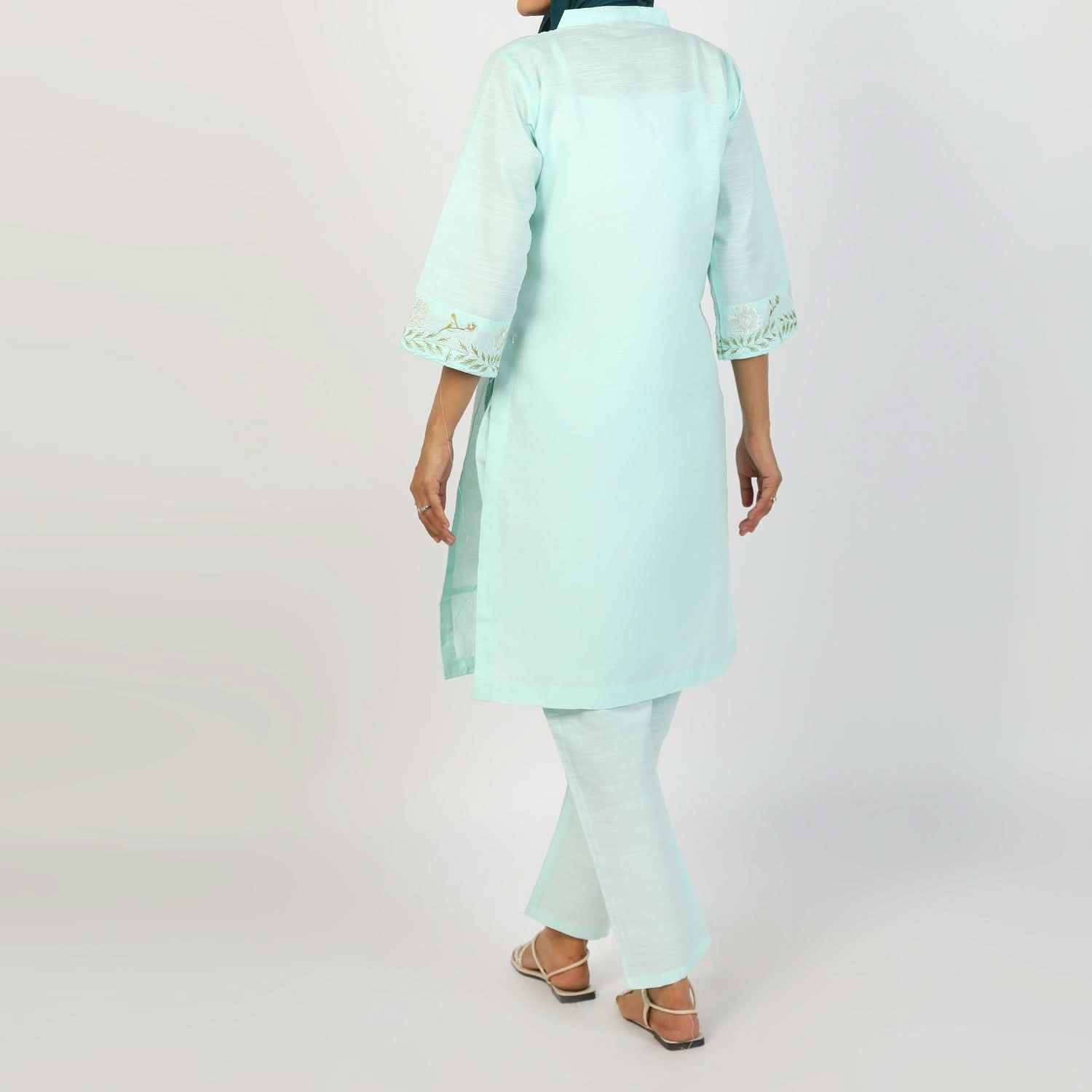 Women's Slub 2Pcs Suit