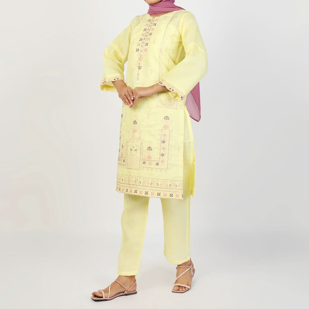 Women's Jacquard 2Pcs Suit