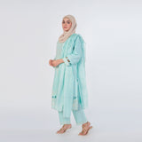 Women's Slub 3Pcs Fancy Suit