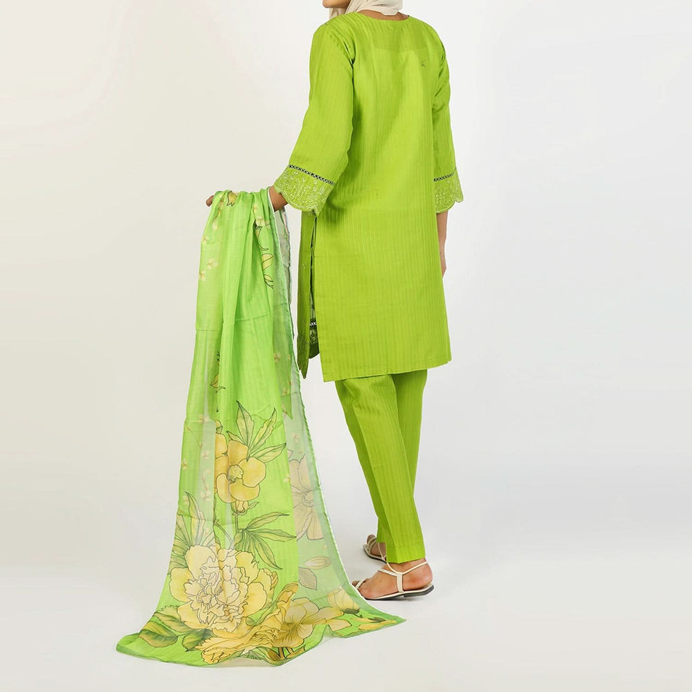 Women's Stitched 3-Piece Cotton Suit