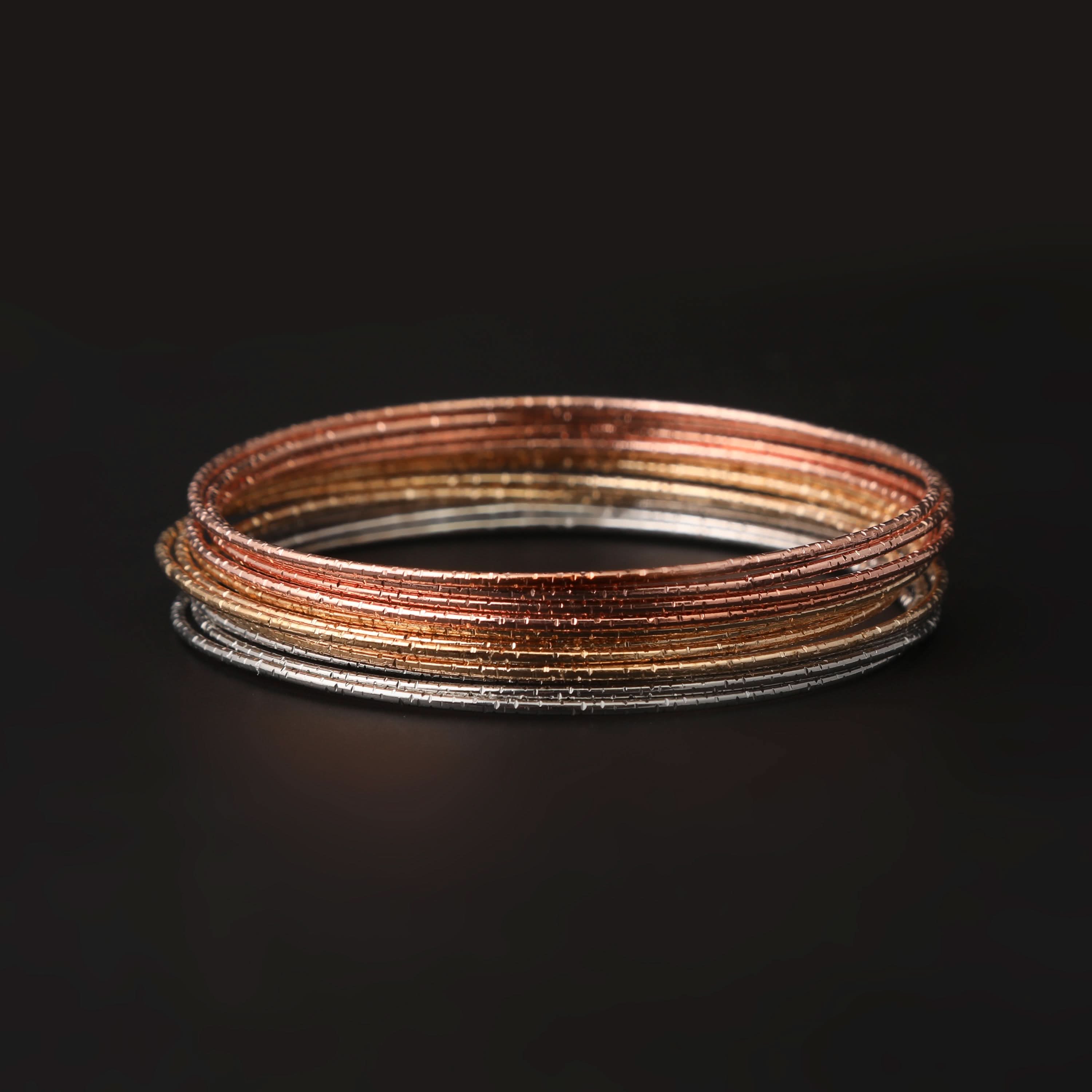 Women's Bangle 3 Shades - Multi Color