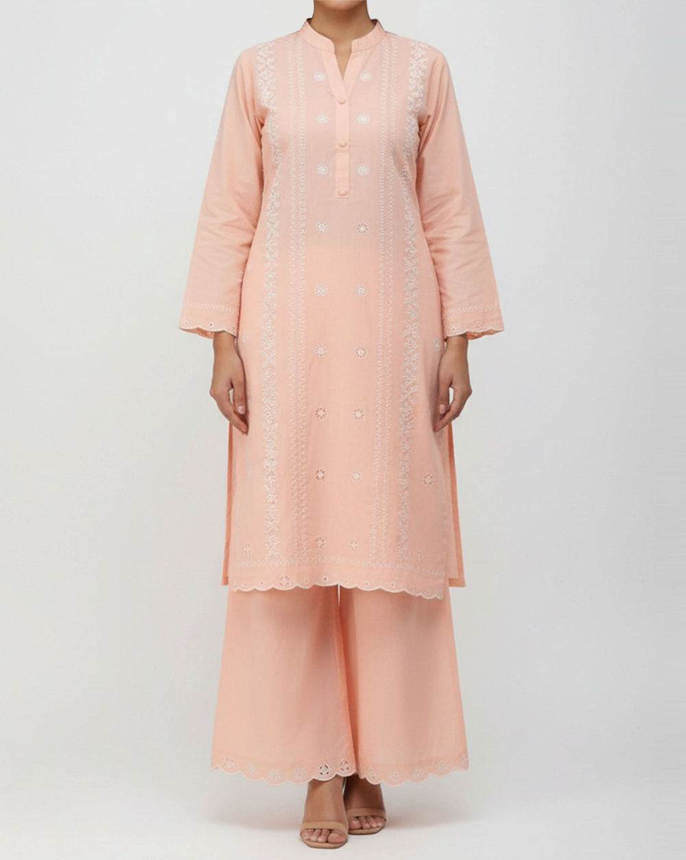 Valuables Women Fusion Embroidered 2-Piece Suit
