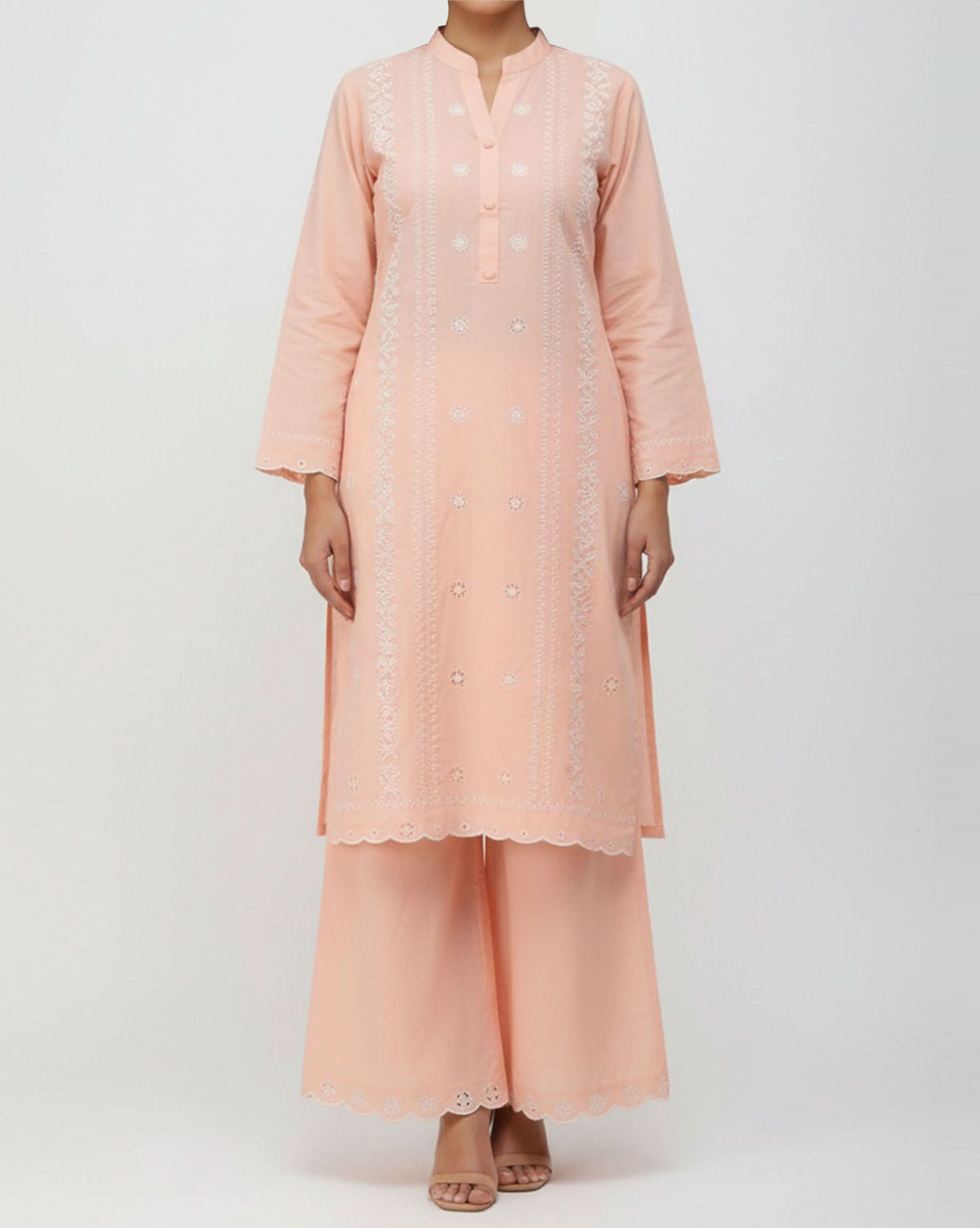 Valuables Women Fusion Embroidered 2-Piece Suit