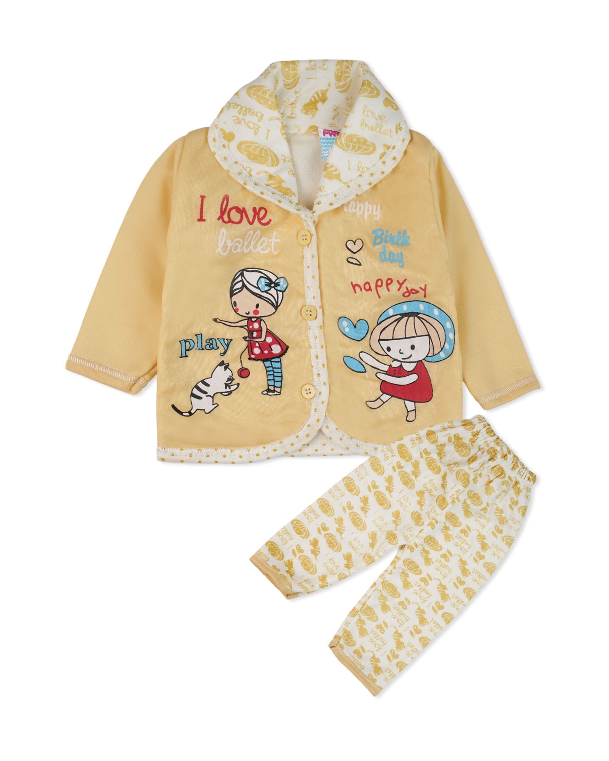 Newborn Boys Full Sleeves Suit