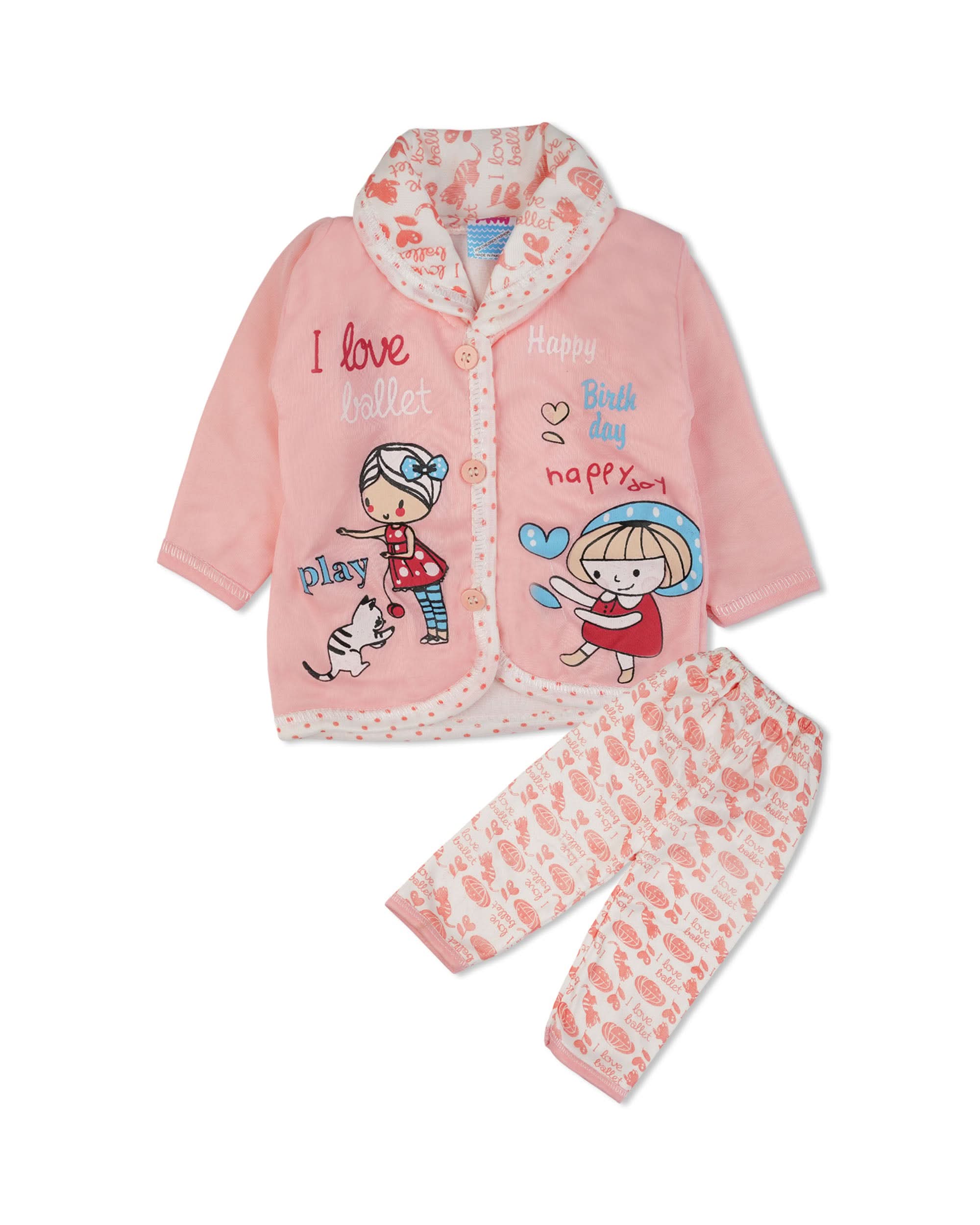 Newborn Boys Full Sleeves Suit