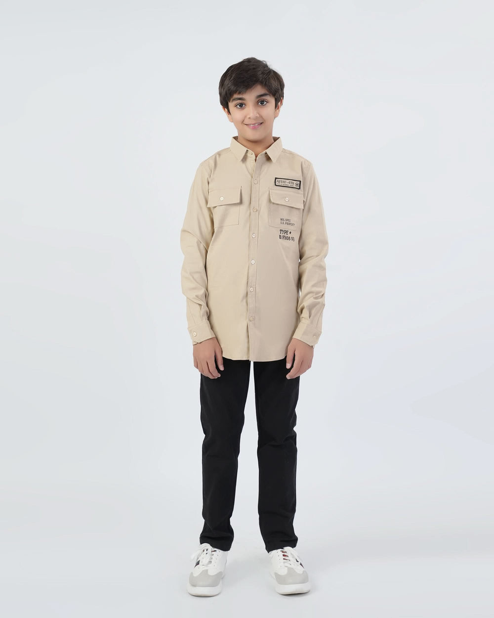 Valuables Boys Full Sleeves Casual Shirt