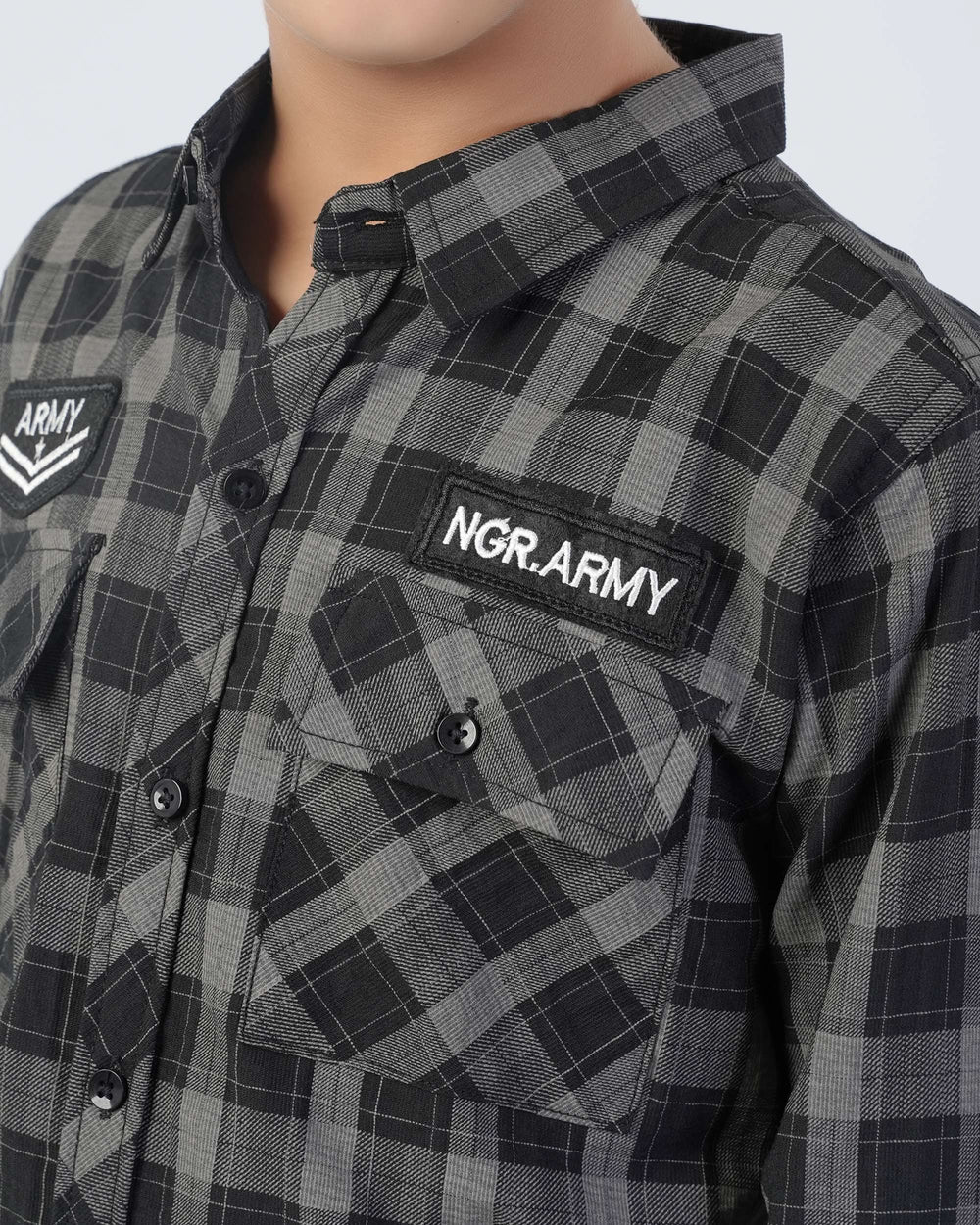 Valuables Boys Full Sleeves Casual Shirt