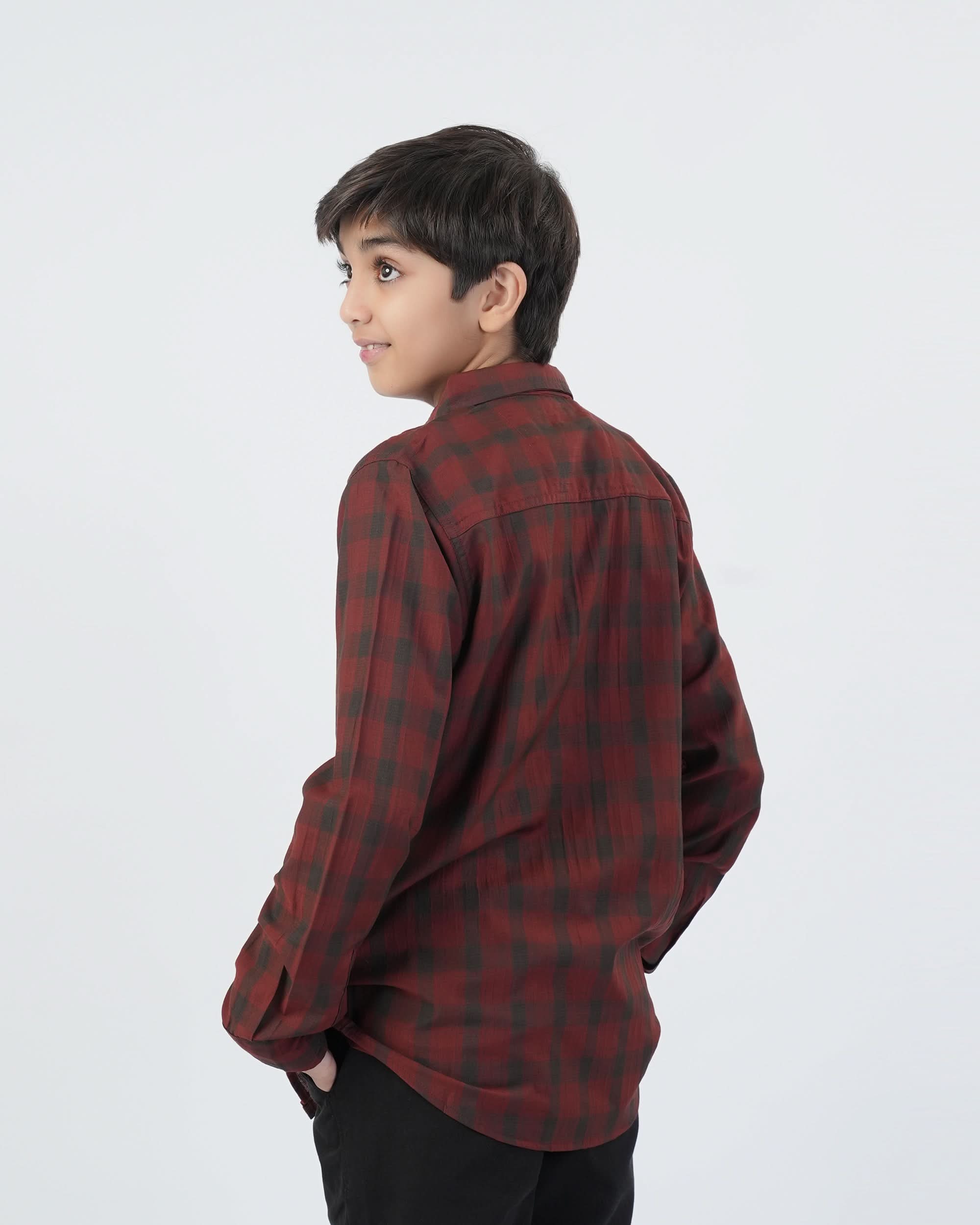 Valuables Boys Full Sleeves Casual Shirt