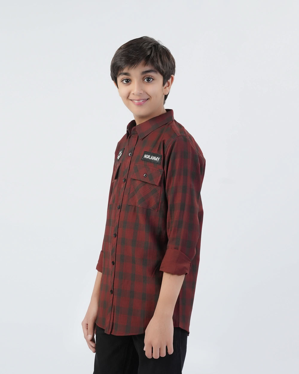 Valuables Boys Full Sleeves Casual Shirt