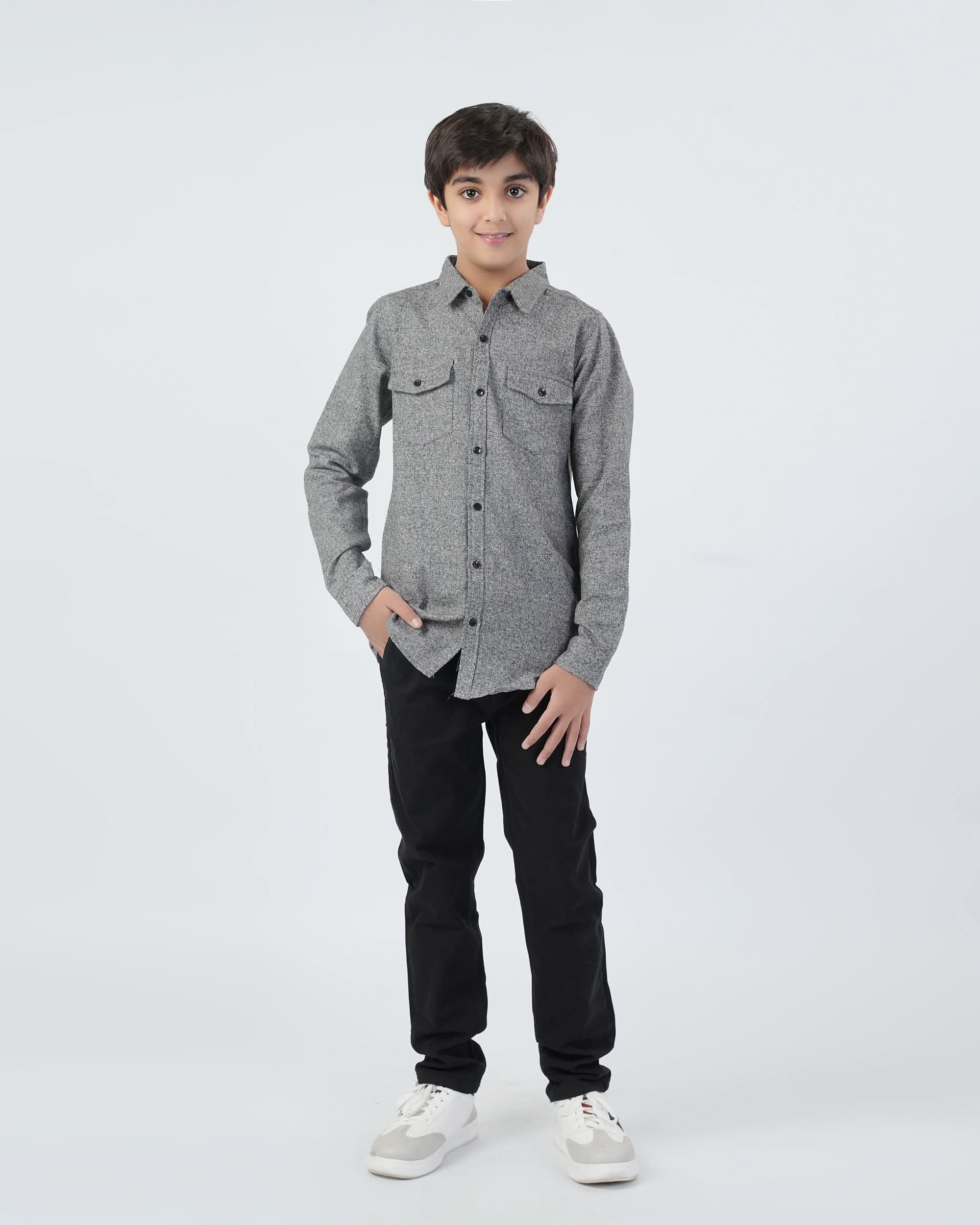 Valuables Boys Full Sleeves Casual Shirt
