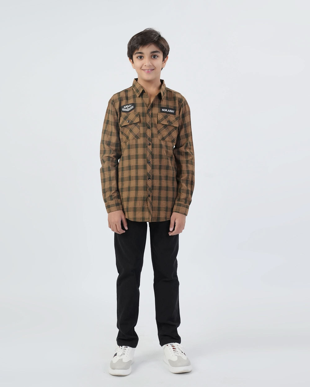 Valuables Boys Full Sleeves Casual Shirt