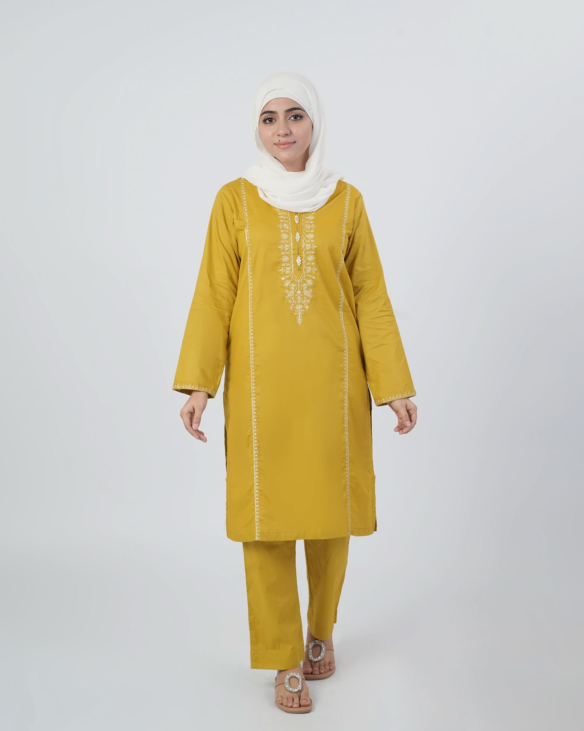 Valuables Women Embroidered 2pc Suit