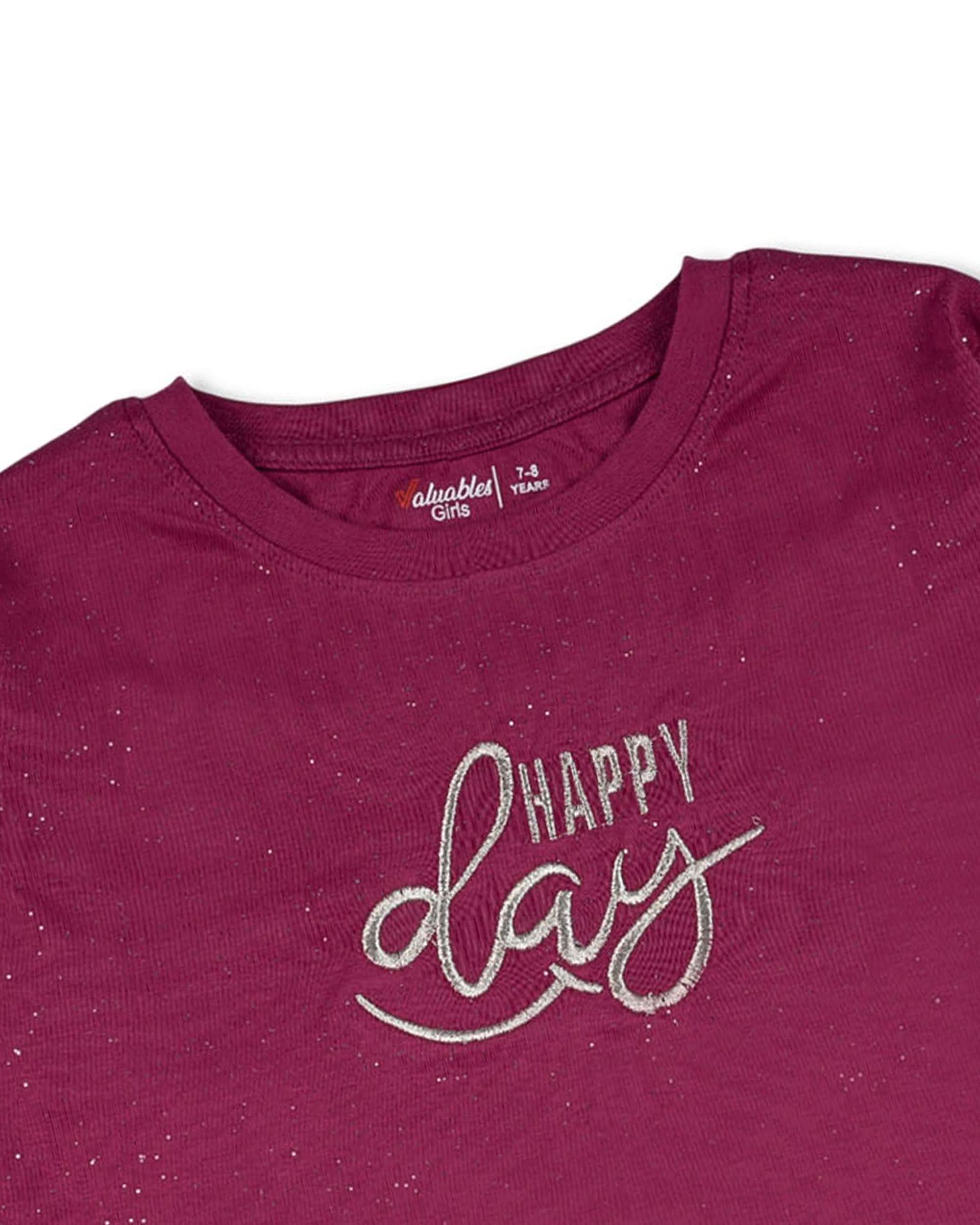 Valuables Girls Full Sleeves T-Shirt