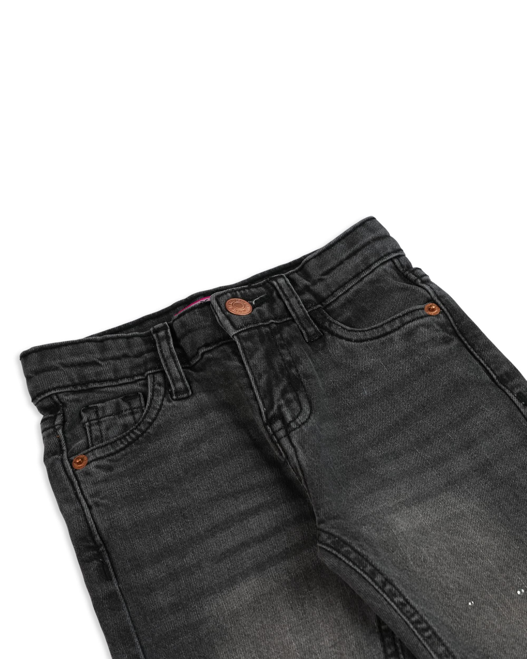 Eminent Girls Flared Fit Denim Pant
