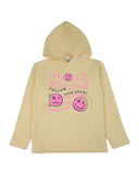 Valuables Girl's Hooded Full Sleeves T-Shirt