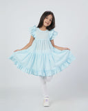 Eminent Girl’s Embroidered Schiffli Frock