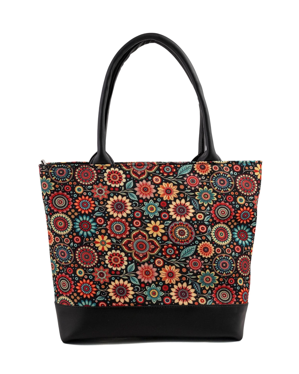 Women's Canvas Rexine Tote Bag