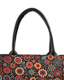 Women's Canvas Rexine Tote Bag
