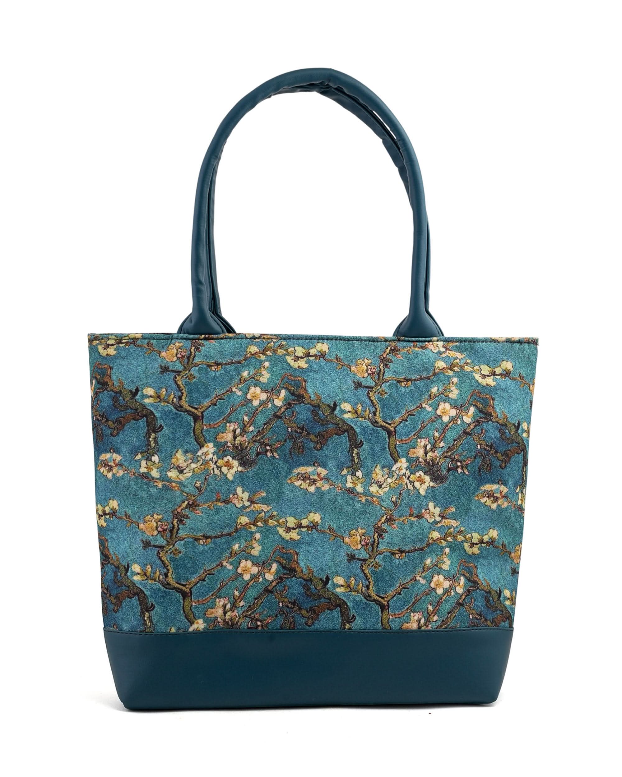 Women's Canvas Rexine Tote Bag