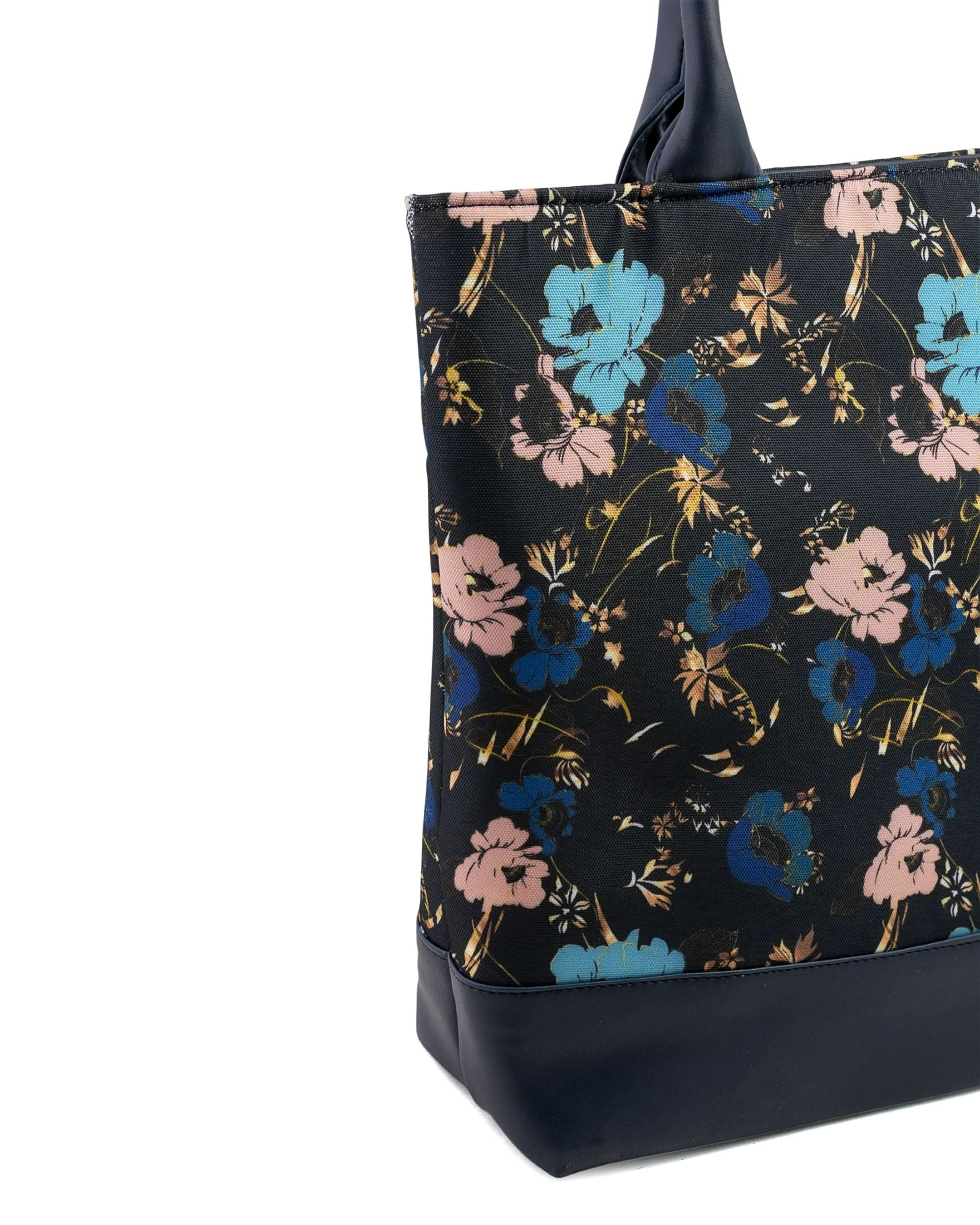 Women's Canvas Rexine Tote Bag