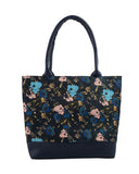 Women's Canvas Rexine Tote Bag