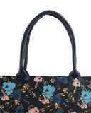 Women's Canvas Rexine Tote Bag
