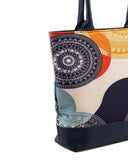 Women's Canvas Rexine Tote Bag