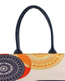 Women's Canvas Rexine Tote Bag