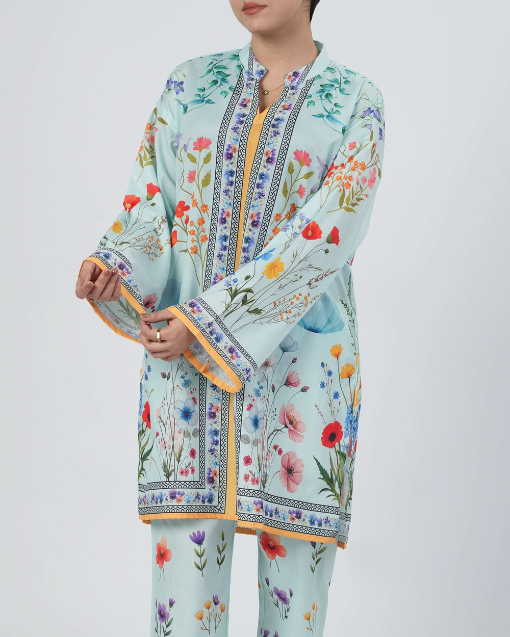 Valuables Women's Silk Printed Co-Ord Set
