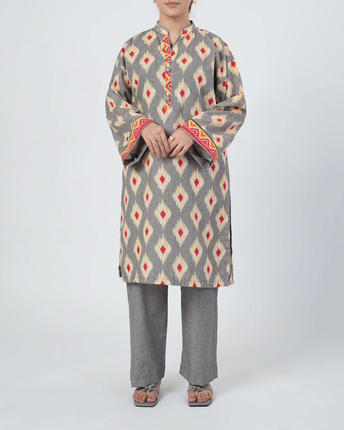 Eminent Women's Khaddar Printed 2Pcs Suit