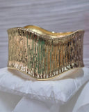 Women's Metal Kara - Golden