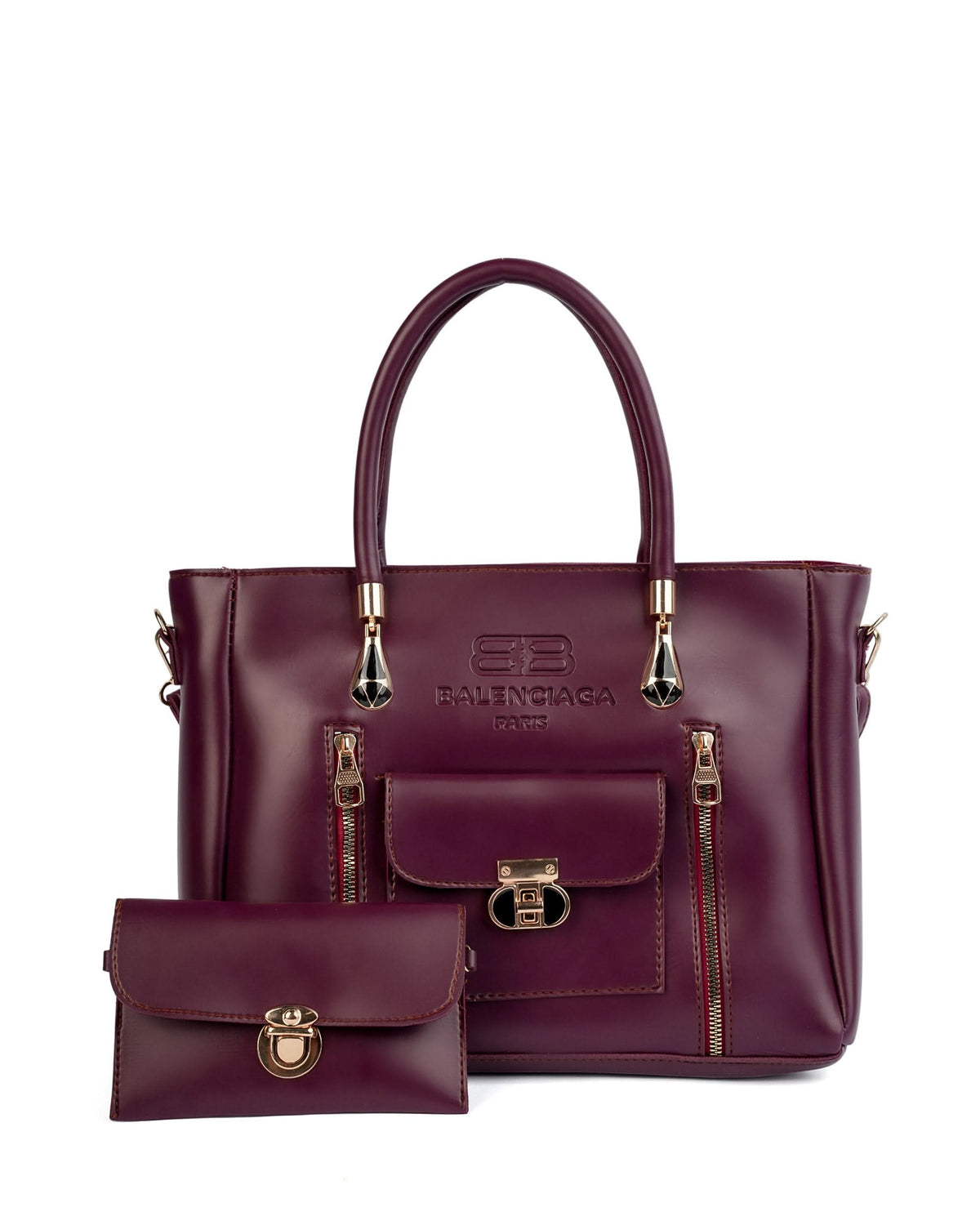 Women's Shoulder Bag With Pouch