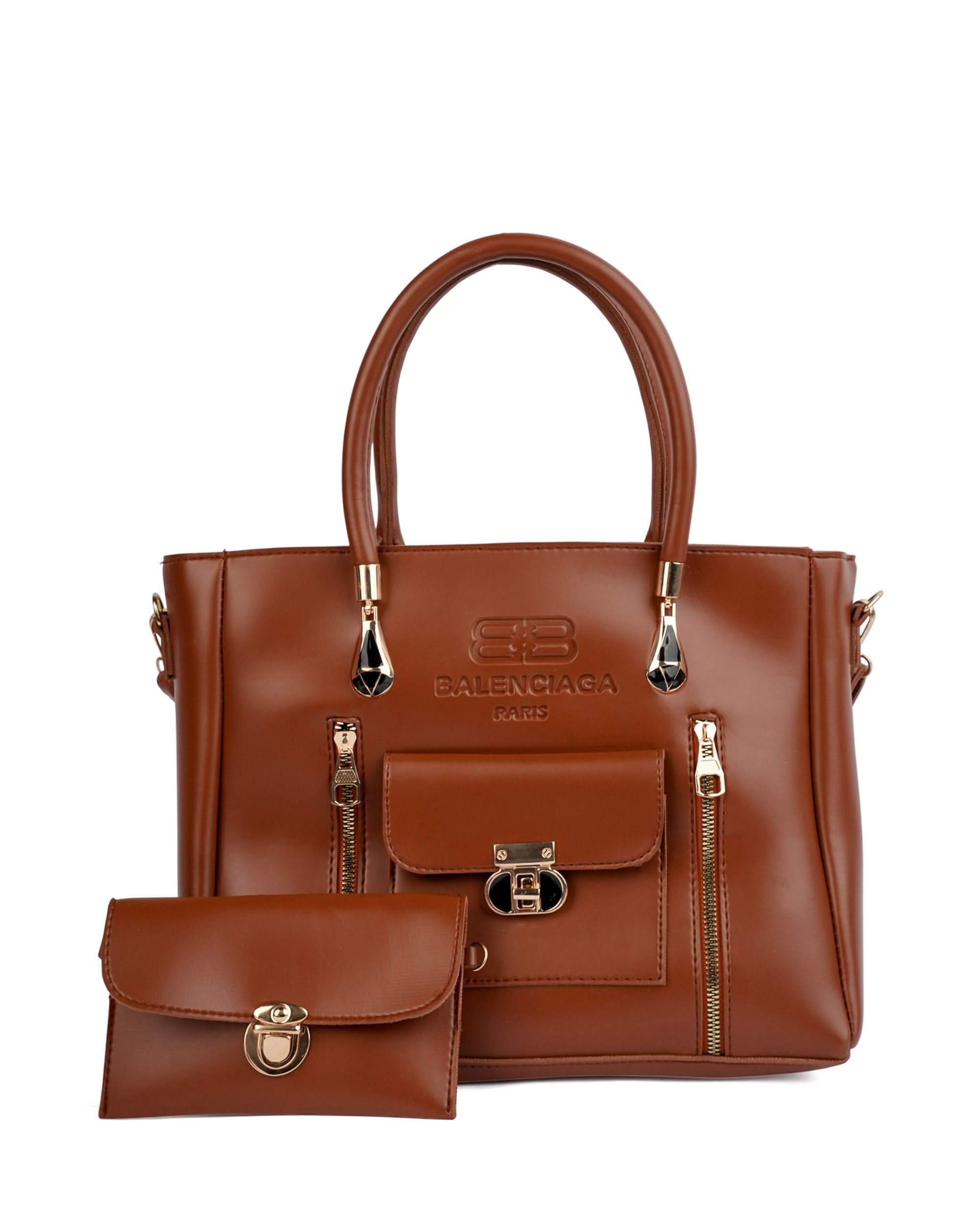 Women's Shoulder Bag With Pouch