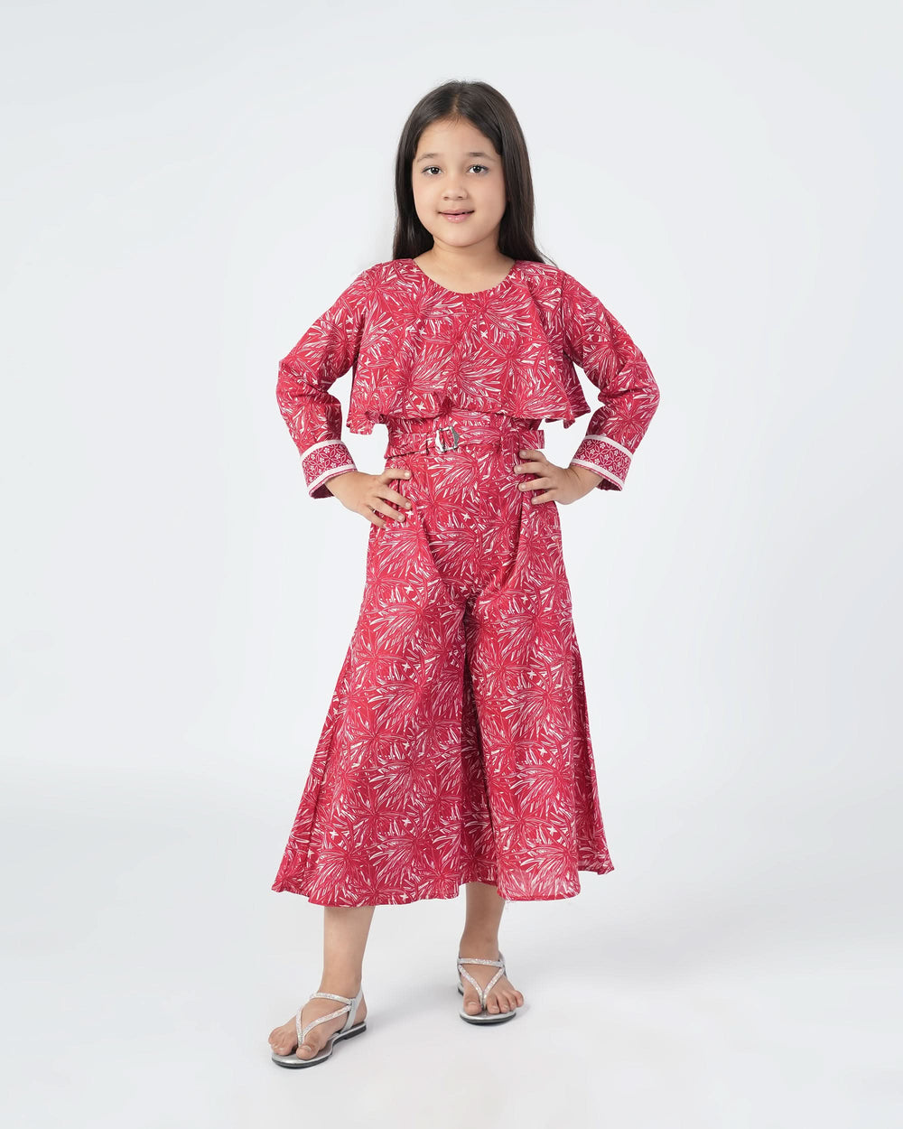 Eminent Girls Jump Suit - Maroon