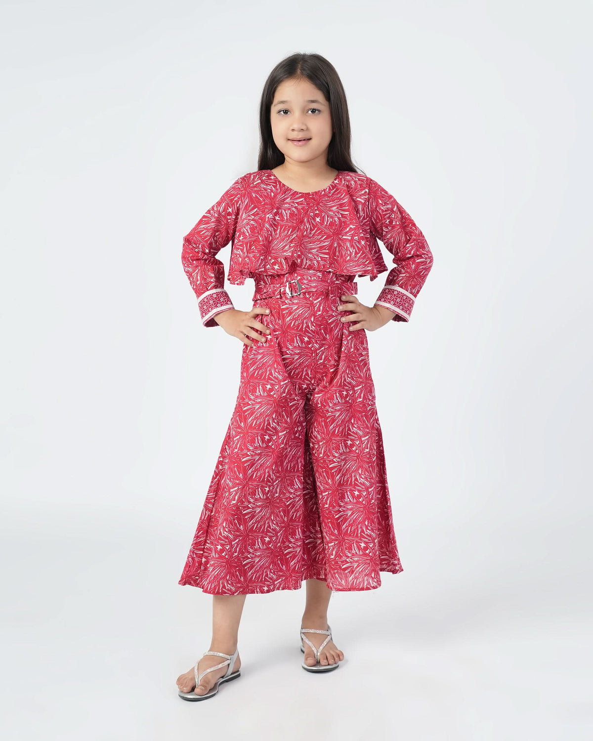Eminent Girls Jump Suit - Maroon