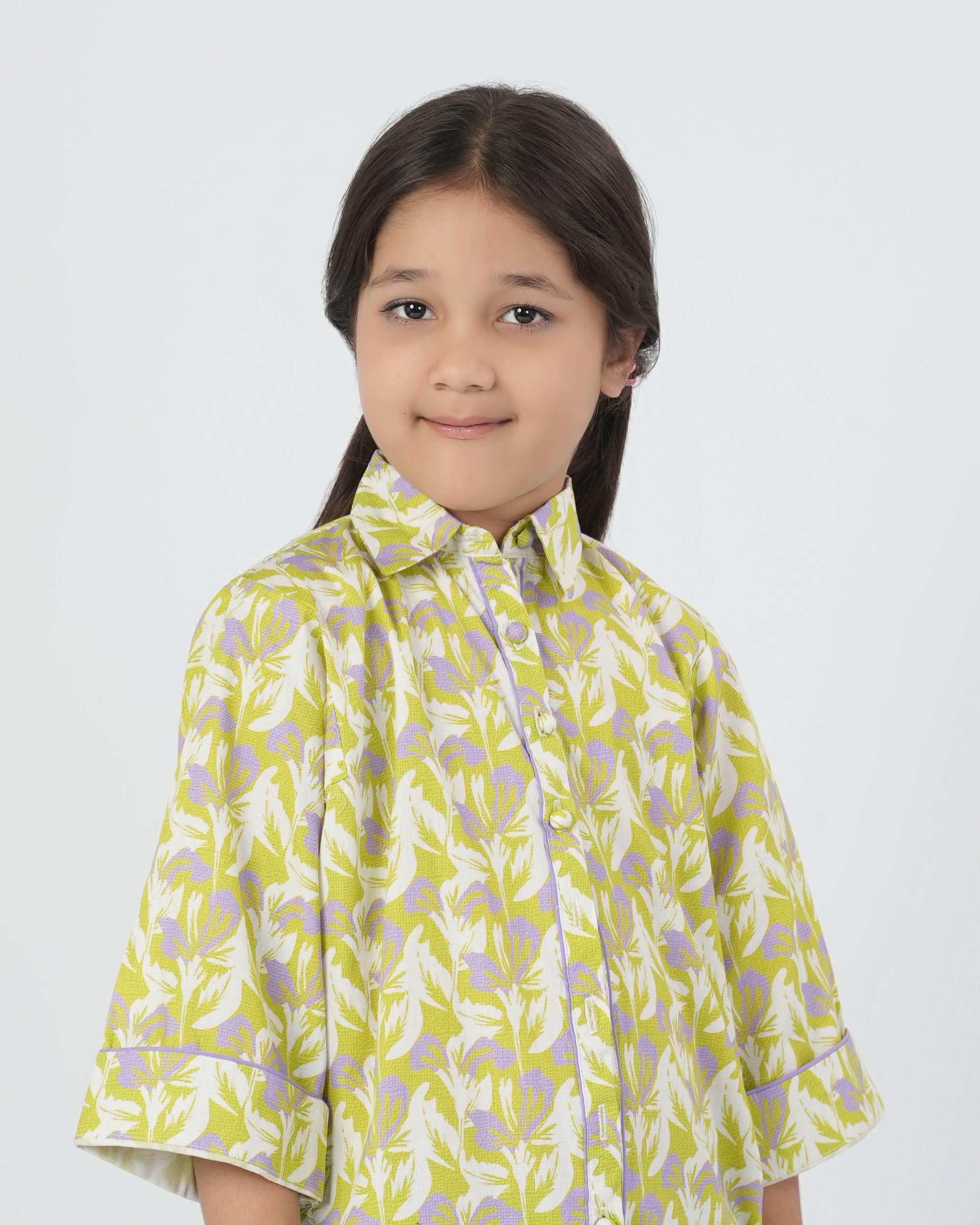 Eminent Girls Woven Full Sleeves Top
