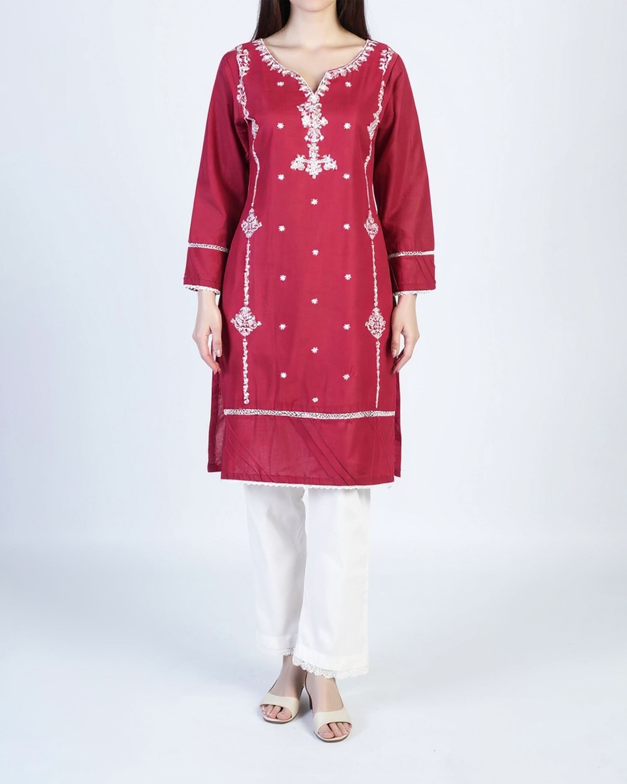 Valuables Women's Embroidered Kurti