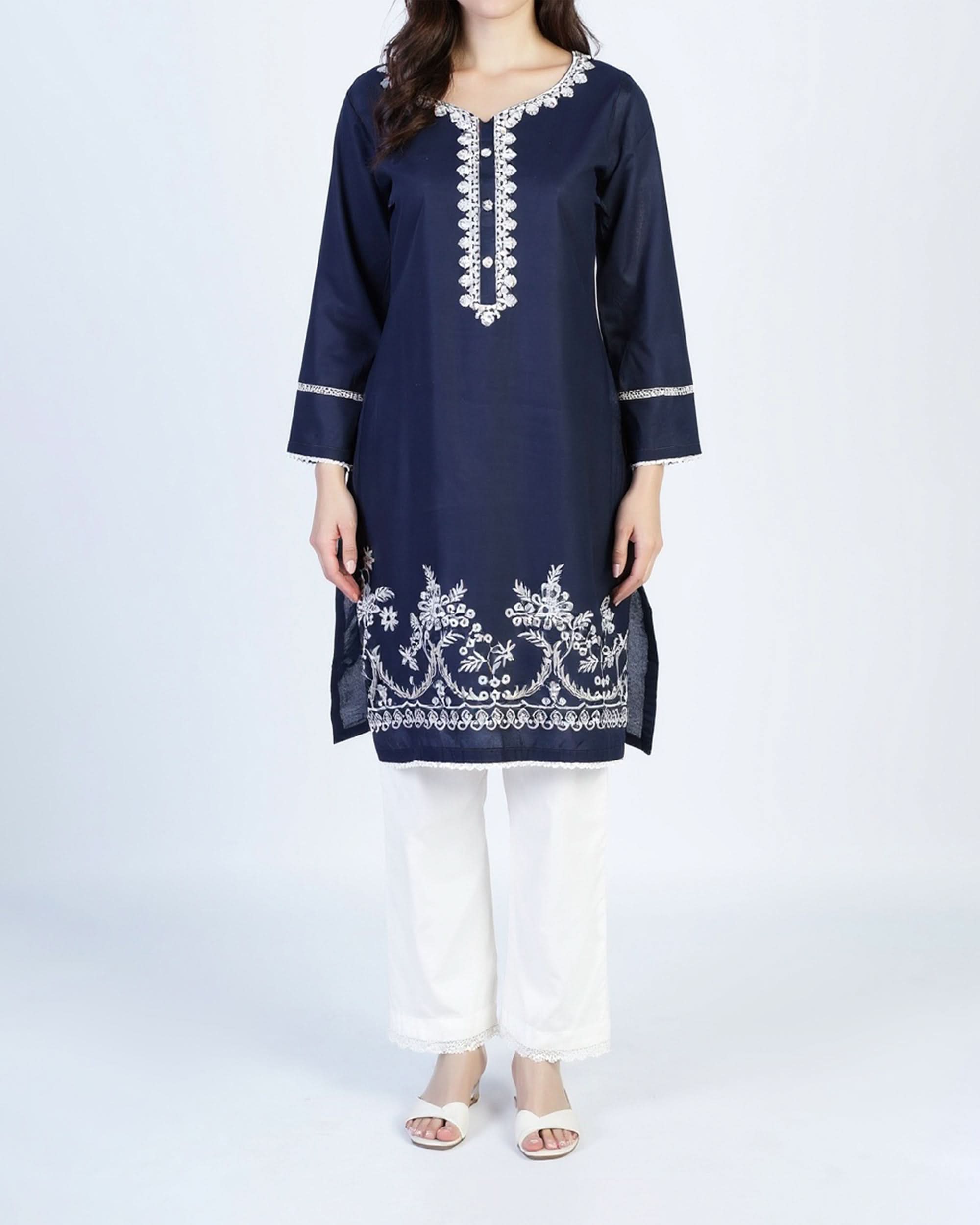Valuables Women's Embroidered Kurti