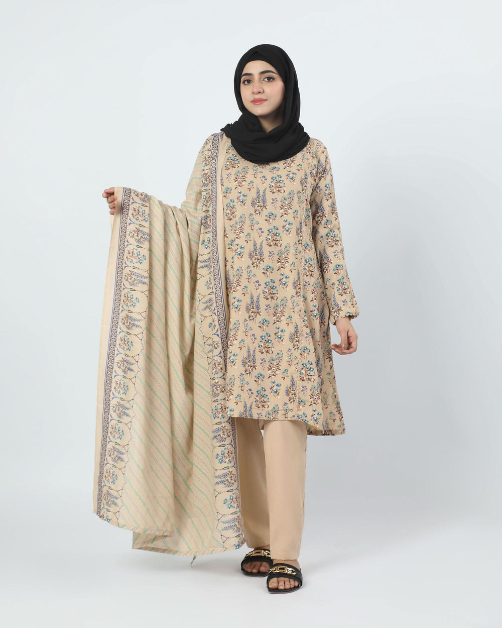 Valuables Women's Printed 3Pcs Suit