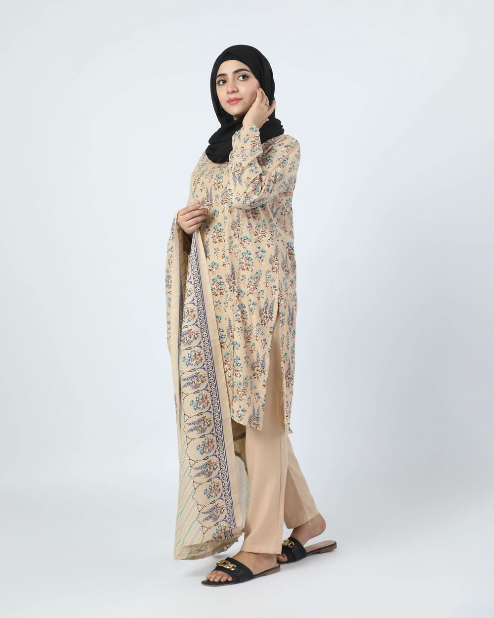 Valuables Women's Printed 3Pcs Suit