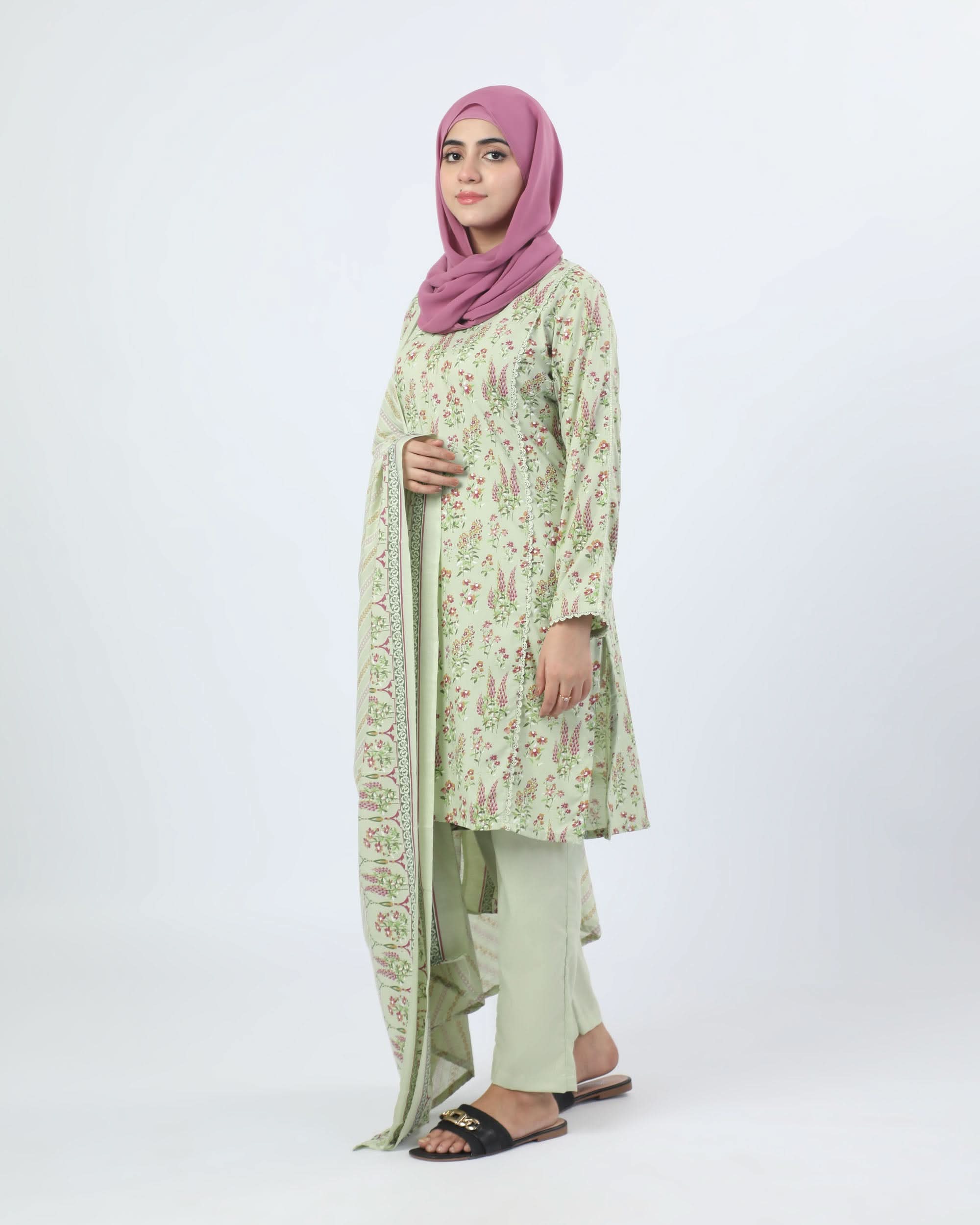 Valuables Women's Printed 3Pcs Suit